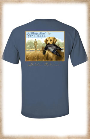 Hunting Dog Shirt - Blue Jean