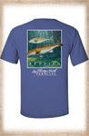 Redfish Shirt- Flo Blue